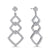 "Delicate Links" 1.6ctw Pave Open Links Drop Earrings