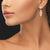 "Elegant Affair" 4.6ctw Pear Post Pave Navette Drop Earrings