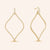 "Enchanted Royalty" 1.6ctw Micro-Pave Open Marquise Earrings