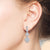 "Princess Glitz" 3.2 ctw Micro-Pave Stations Drop Earrings