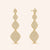 "Princess Glitz" 3.2 ctw Micro-Pave Stations Drop Earrings