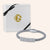 "Everlast Icon" Micro-Pave Center Station Diamond Cut Mesh Magnetic Closure Bracelet