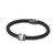 "Charming Baguette" Woven Genuine Leather Bracelet