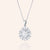 "Radiant Elegance" 4.0CTW Baguette Cluster Pendant Necklace