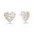 "Take my Heart Away" 4.9CTW Baguette Cluster Post Earrings