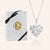 "Take my Heart Away" 2.5CTW Baguette Cluster Pendant Necklace