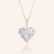 "Take my Heart Away" 2.5CTW Baguette Cluster Pendant Necklace