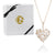 "Take my Heart Away" 2.5CTW Baguette Cluster Pendant Necklace