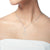 "Moonlight Sparkle" 1.4CTW Baguette Open Marquise Pendant Necklace