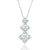 "Hierarchy Delight" 2.6CTW Baguette Graduated Diamond Shape Pendant Necklace