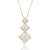 "Hierarchy Delight" 2.6CTW Baguette Graduated Diamond Shape Pendant Necklace