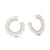 "Open-Hearted" 6.3CTW Pear Cut Circle Shape Statement Earrings