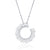 "Open-Hearted" 3.2CTW Pear Cut Circle Shape Pendant Necklace- More Colors