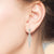 "Stream of Gleam" 5.9CTW Baguette Dangling Earrings
