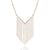 "Stream of Gleam" 2.0CTW Baguette Dangling Necklace