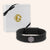 "Harmony and Balance" Genuine Leather Magnetic Closure Charm Bracelet
