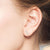 "My Daily" 0.9CTW Pave Linear Bar Stud Earrings - Sterling Silver / Gold Vermeil