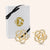 "Palace Garden" Cut-Out Rose Post Earrings - Sterling Silver / Gold Vermeil