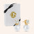 "Royal Gift" 1.0CTW Round Cut Stone Pearl Post Earrings - Sterling Silver / Gold Vermeil