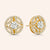 "Once Upon a Time" 3.6CTW Pave Deco Design Post Earrings
