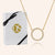 "Infinite Glitz" 1.0CTW Pave Open Circle Pendant Necklace - Gold