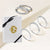 "My Favorite Crew" 1.0CTW Set of 5  Stackable Rings - Silver
