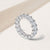 "Eternal Staple" 5.9CTW Princess Cut eternity band RING - SILVER