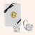 "Contempo" 3.5CTW  Round Cut Stone Earrings -Sterling Silver / Gold Vermeil