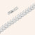 "An Evening Out"14.5CTW Marquise Cut Tennis Bracelet - Includes Extender - Silver