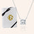 "Signature Shine" 5.2CTW  Princess Cut Solitaire Pendant Necklace