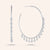"Summer Love" 1.0ctw  Dangles Hoop Earrings