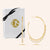 "Summer Love" 1.0ctw  Dangles Hoop Earrings