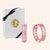 "The Oasis" 5.5CTW Rose Quartz Inside-Outside Hoop Earrings - Rose Gold