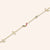 "All I Need" 0.6CTW Pave Multi Charms Station Bracelet - Gold