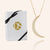 "Luna" 1.7CTW Pave Moon Necklace - Sterling Silver / Gold Vermeil