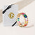 "The Oasis" 6.9CTW Rainbow Baguette Cut Eternity Band Ring- Gold