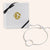 "Aura" 0.5CTW Pave Open Center Circle Pull-Tie Bracelet