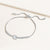 "Sasha" 8.5CTW Halo Emerald Cut Pull-Tie Bracelet