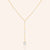 "This is it" 2.8CTW Pave Halo Pear Cut Pendant Y Necklace