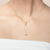 "In the Crowd" High Polished Open-Links Toggle Choker Necklace - Gold