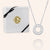 "Scarlett" 2.9CTW Baguette Cut Open Circle Pendant Necklace