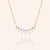 "Celebration" 5.4CTW Graduated Pear Cut Statement Necklace
