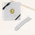 "Couture in Bloom" 12.7CTW Marquise Cut Cubic Zirconia Hair Barrette - Silver