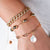 "Ocean Deep" Cultured Freshwater Coin Pearl Clip Chain Bracelet