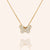 "Melody" 1.4CTW Pave Butterfly Pendant Necklace