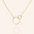 "Beyond Infinity"  Interlocking Circles Necklace