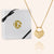 "Only Love" Heart Padlock Pendant Necklace