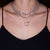 "Cleo Duo" Set of Two Polished Beads & Open Curb Chain Layering Necklaces