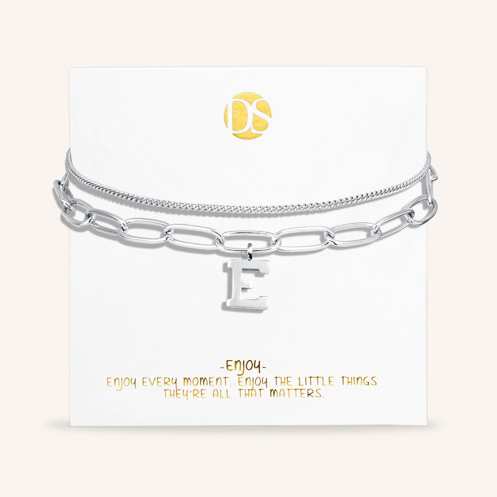 Pave Diamond Initial Bracelet – STONE AND STRAND