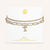 "One in a Million" Clip and Curb Layered Chains Initial Bracelet